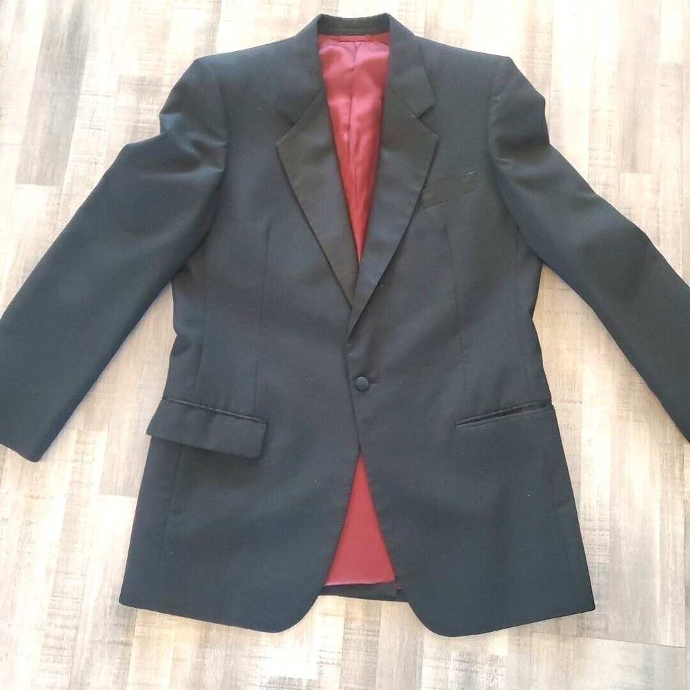 Austin Burke Signature Couture Men's Italian Blazer Jacket 44 L Wool‎ Blend